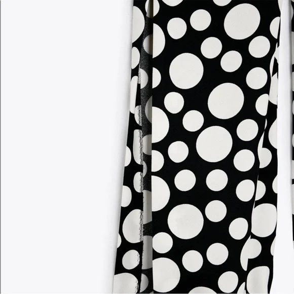 NWT - Zara Studio Limited Edition Black and White Polka Dot Jumpsuit - Picture 5 of 11